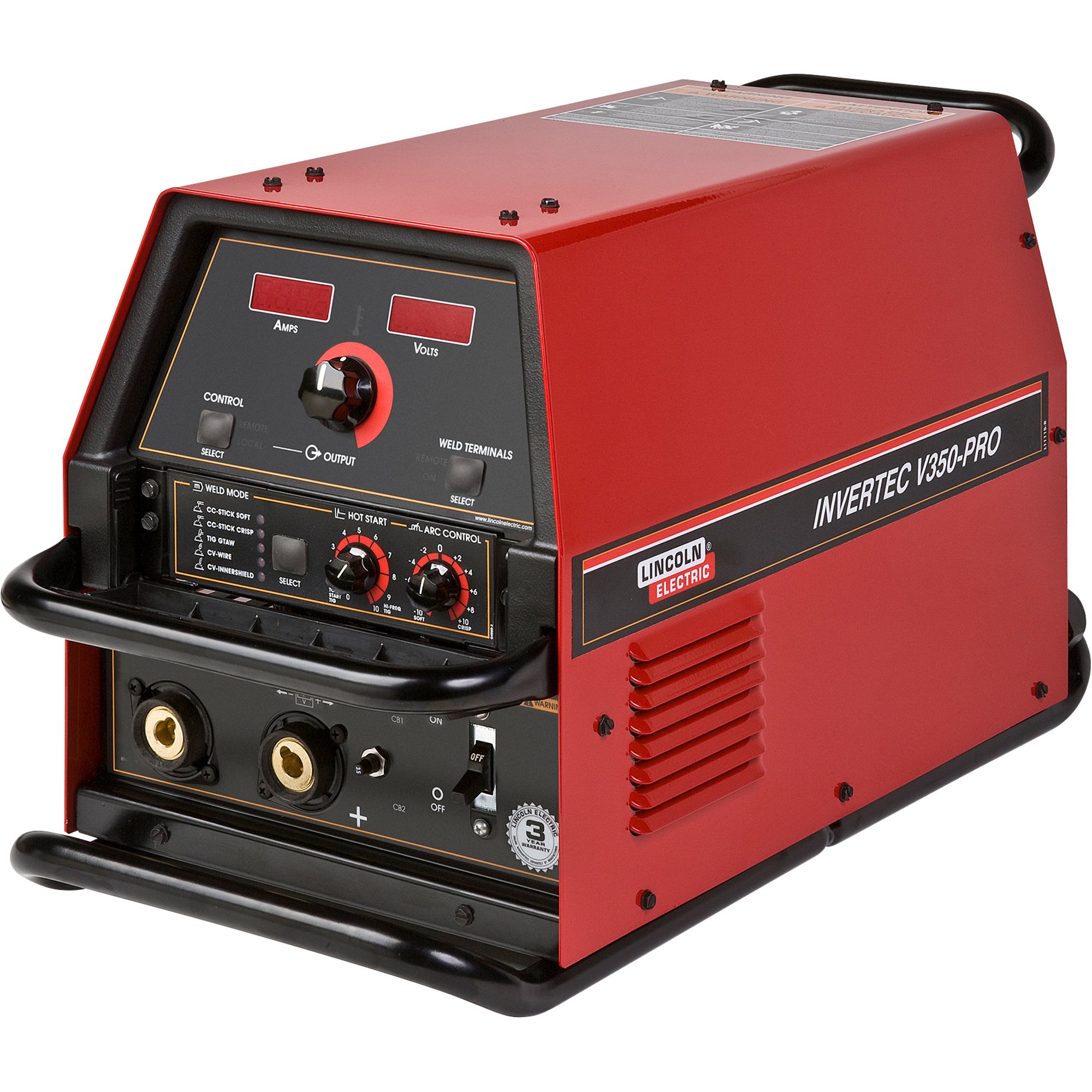Lincoln Electric Invertec® V350-Pro Multi-Process Welder — Construction Model, 200–208/230/380–415/460/575 Volt, 5–425 Amp Output, Model# K1728-5